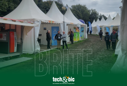 Brite Solar presented semi-transparent agrivoltaic panels at Tech & Bio 2025