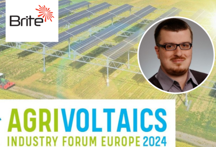 Spyros Bousios speaks at the Agrivoltaics Industry Forum Europe 2024 in Madrid, sharing insights on elevated and interrow solar solutions.