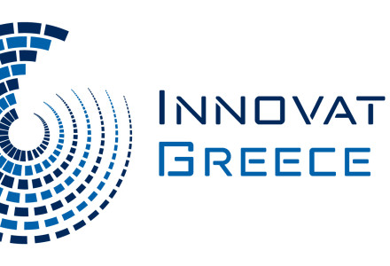 Official logo of Innovation Greece, highlighting Brite Solar’s affiliation with Greek innovation and cutting-edge technology.
