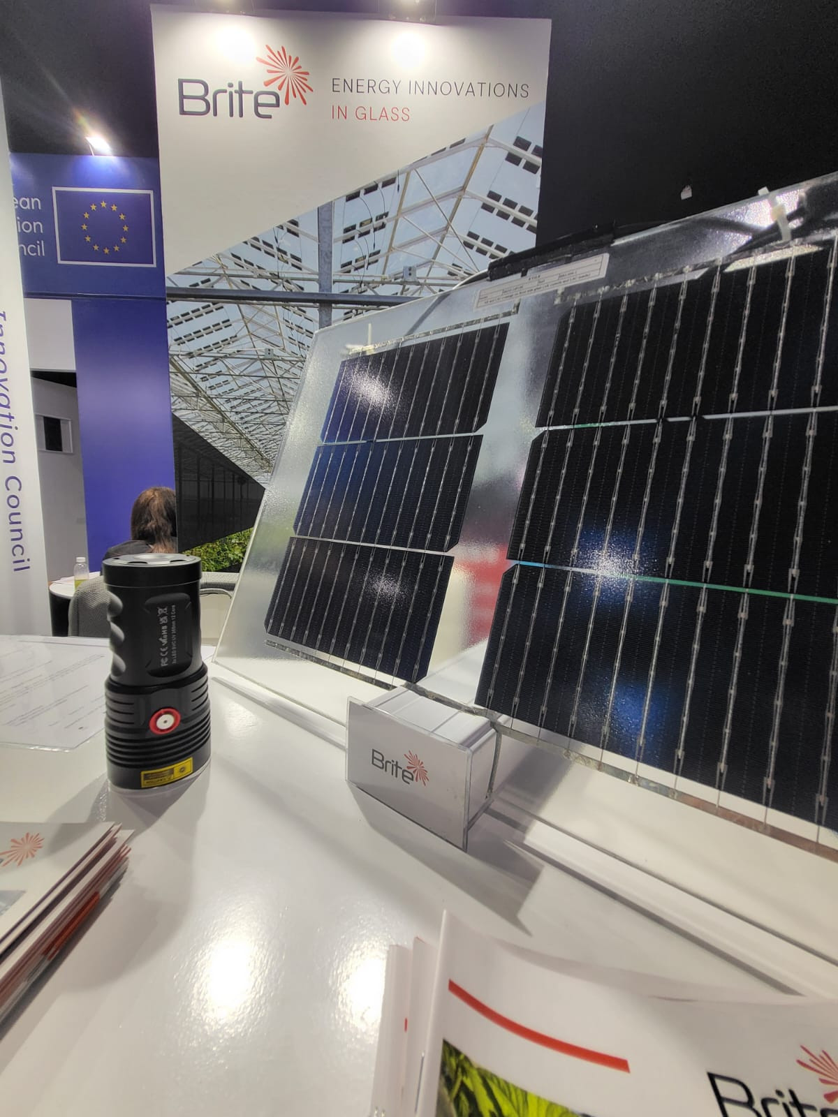 Selected by the EIC, Brite Solar presents its nanotechnology-enhanced agrivoltaic solutions at Africa’s largest tech exhibition in Marrakech.